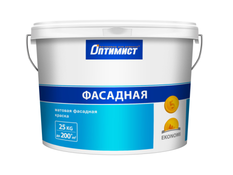 Краска для фасадов матовая Ekonomi